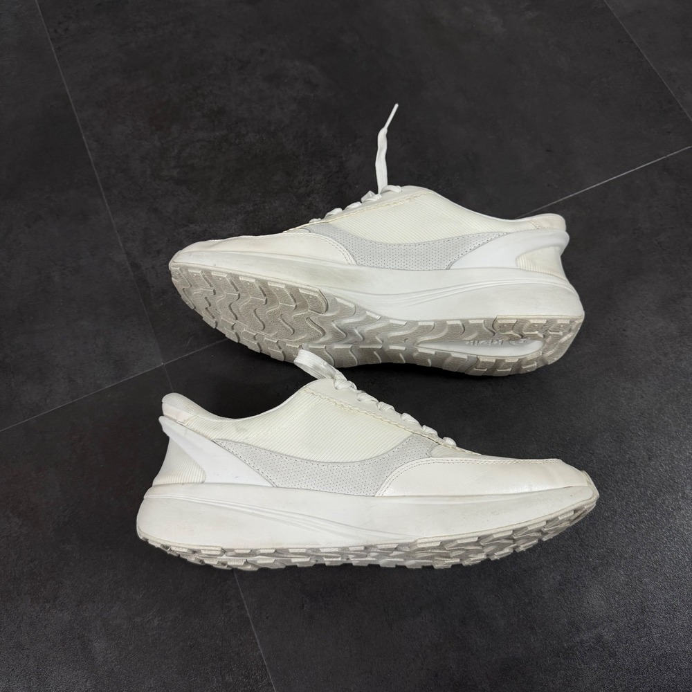 Kizik Lima Hands Free Slip On Sneakers White Pearl Mesh Womens Athletic Shoes - Picture 5 of 11